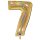 XXL &ndash; Zahlenballon 7 &ndash; Glitter Holographic Gold