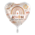 Folienballon Baby Neutral &ndash; Geburt Regenbogen
