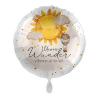 Folienballon Baby Neutral &ndash; Willkommen auf der Welt