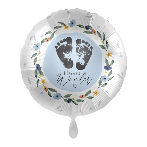 Folienballon Baby Boy &ndash; Kleines Wunder