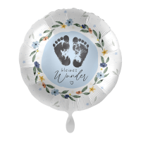 Folienballon Baby Boy &ndash; Kleines Wunder