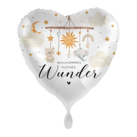 Folienballon Baby Neutral &ndash; Kleines Wunder