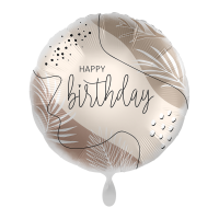 Folienballon Natural Colour Birthday