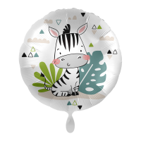 Folienballon Jungle Zebra &ndash; UNI