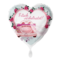 Premioloon Herz-Folienballon 43 cm „Frisch...