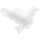 1 Ballon XXL - White Dove