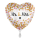 Premioloon Herz-Folienballon 43 cm „Mr. & Mrs.“ – Dotty Love