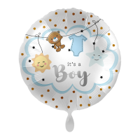 Folienballon Baby Boy is Coming