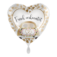 Folienballon Just Married Weddingcar