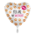 Folienballon Hugs & Kisses