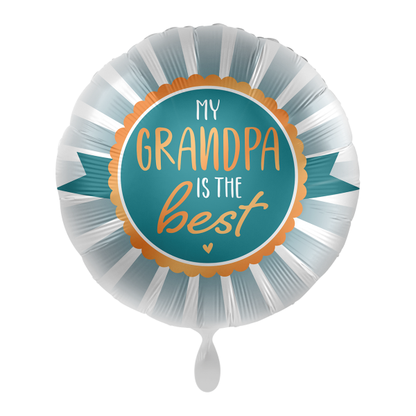 Folienballon World&acute;s Best Grandpa