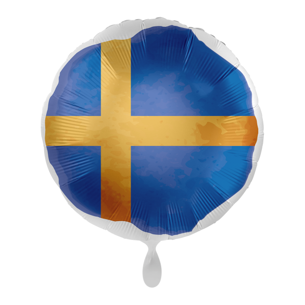Folienballon Flag of Sweden &ndash; UNI