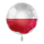 Folienballon Flag of Poland &ndash; UNI