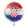 Folienballon Flag of Croatia &ndash; UNI