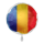 Folienballon Flag of Romania &ndash; UNI