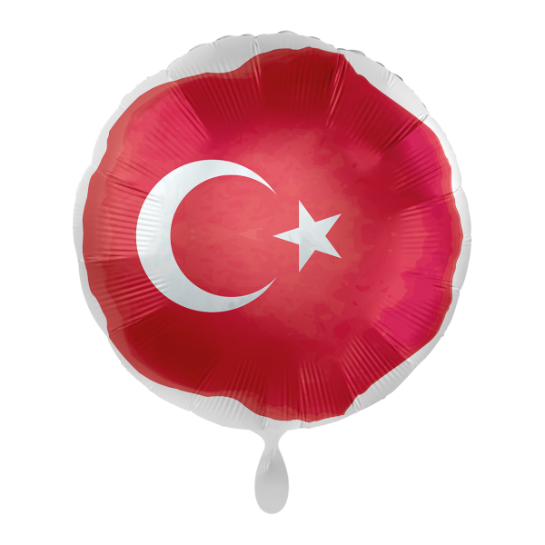 Folienballon Flag of Turkey &ndash; UNI