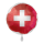Folienballon Flag of Switzerland &ndash; UNI