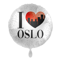 Folienballon I Love Oslo