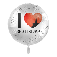 Folienballon I Love Bratislava