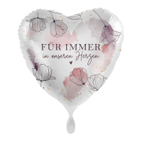 Folienballon Forever in our Hearts