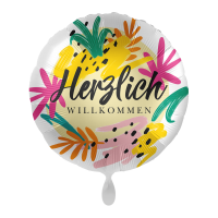 Folienballon Welcome Aloha