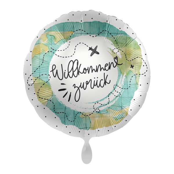 Folienballon Welcome Back Journey