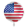 Folienballon Flag of United States &ndash; UNI