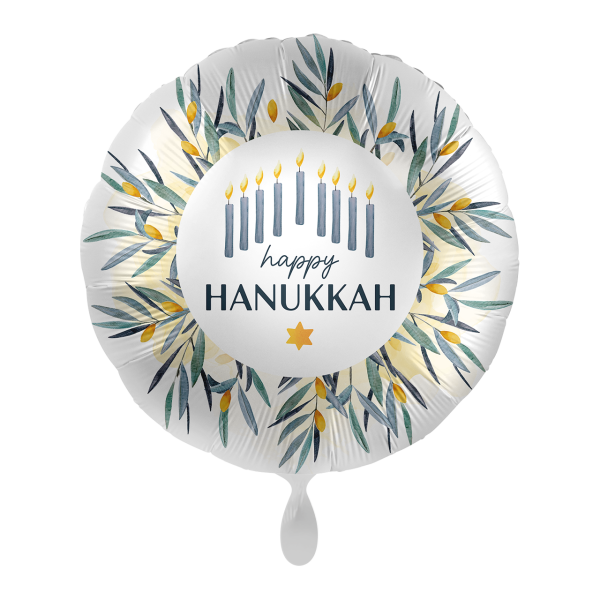 Folienballon Happy Hanukkah