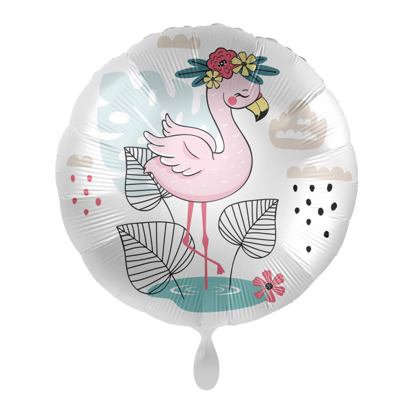 Folienballon Jungle Flamingo &ndash; UNI
