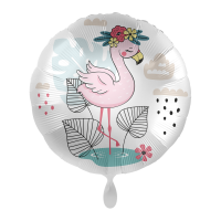 Folienballon Jungle Flamingo &ndash; UNI