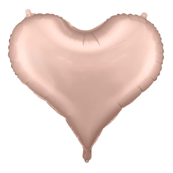 1 Ballon XXL - Herz - RoseGold