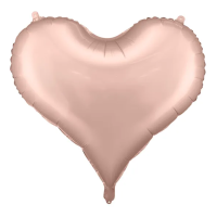 1 Ballon XXL - Herz - RoseGold