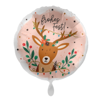 Folienballon Holly Jolly Reindeer