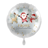 Folienballon Happy Santa & Friends