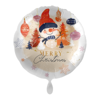 Folienballon Peaceful Snowman