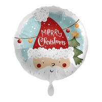 Folienballon Cute Santa Head