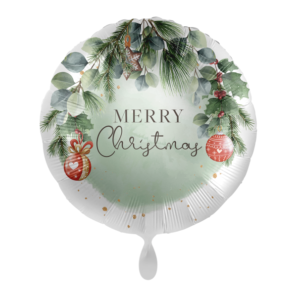 Folienballon Natural Christmas Wreath