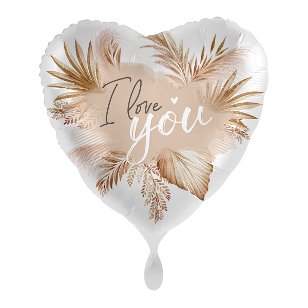 Folienballon Love You Natural