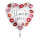 Folienballon Full of Kisses