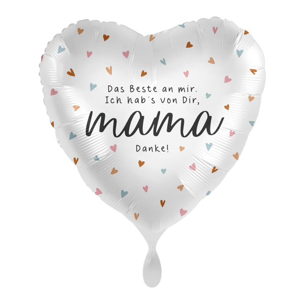 Folienballon The best of me is you