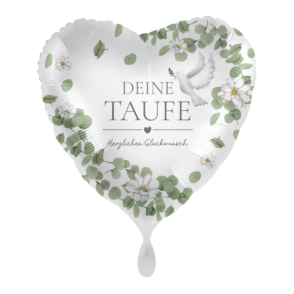 Folienballon Baptize heartly wishes