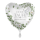 Folienballon Baptize heartly wishes