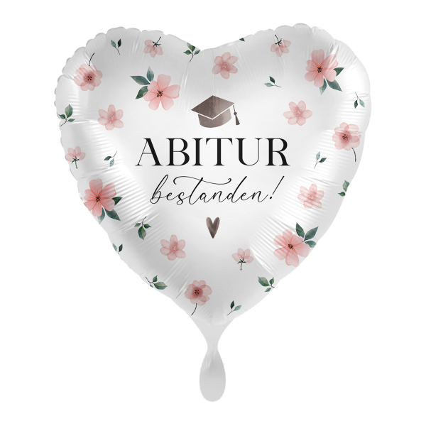 Folienballon Graduation with Flowers
