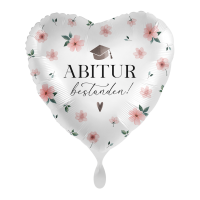 Folienballon Graduation with Flowers