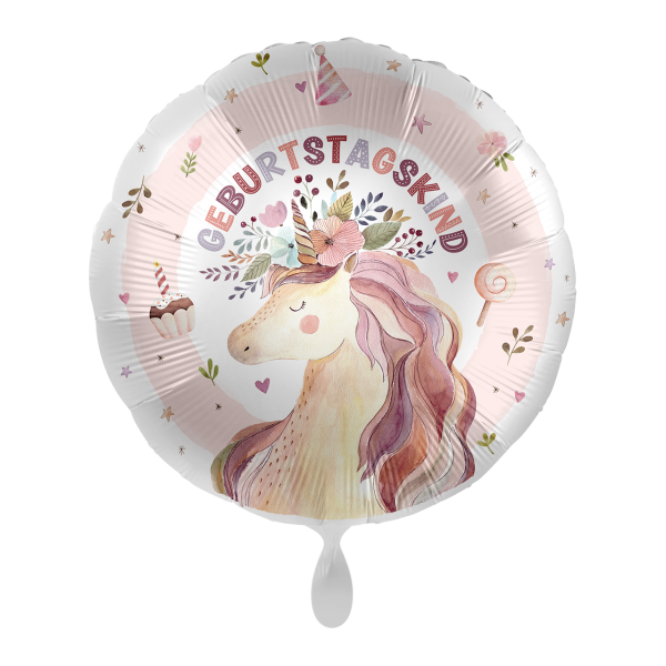 Premioloon Herz-Folienballon 43 cm „Frisch verheiratet“ – Hochzeitsauto