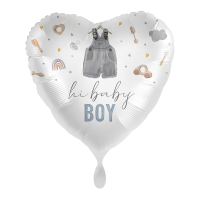 Folienballon Cute Baby Boy Heart