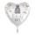 Folienballon Cute Baby Boy Heart