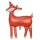 PartyDeco Folienballon XXL Happy Deer, 105 cm – Rentier, Rotbraun