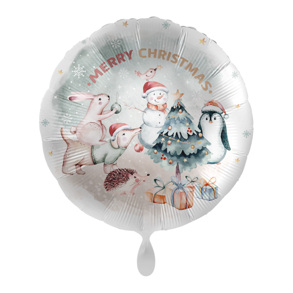 Folienballon Merry Christmas Friends