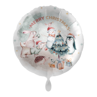 Folienballon Merry Christmas Friends